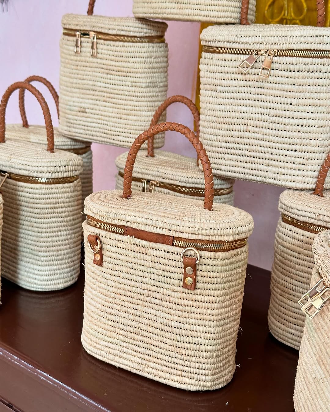 Moroccan Handmade Straw Handbags