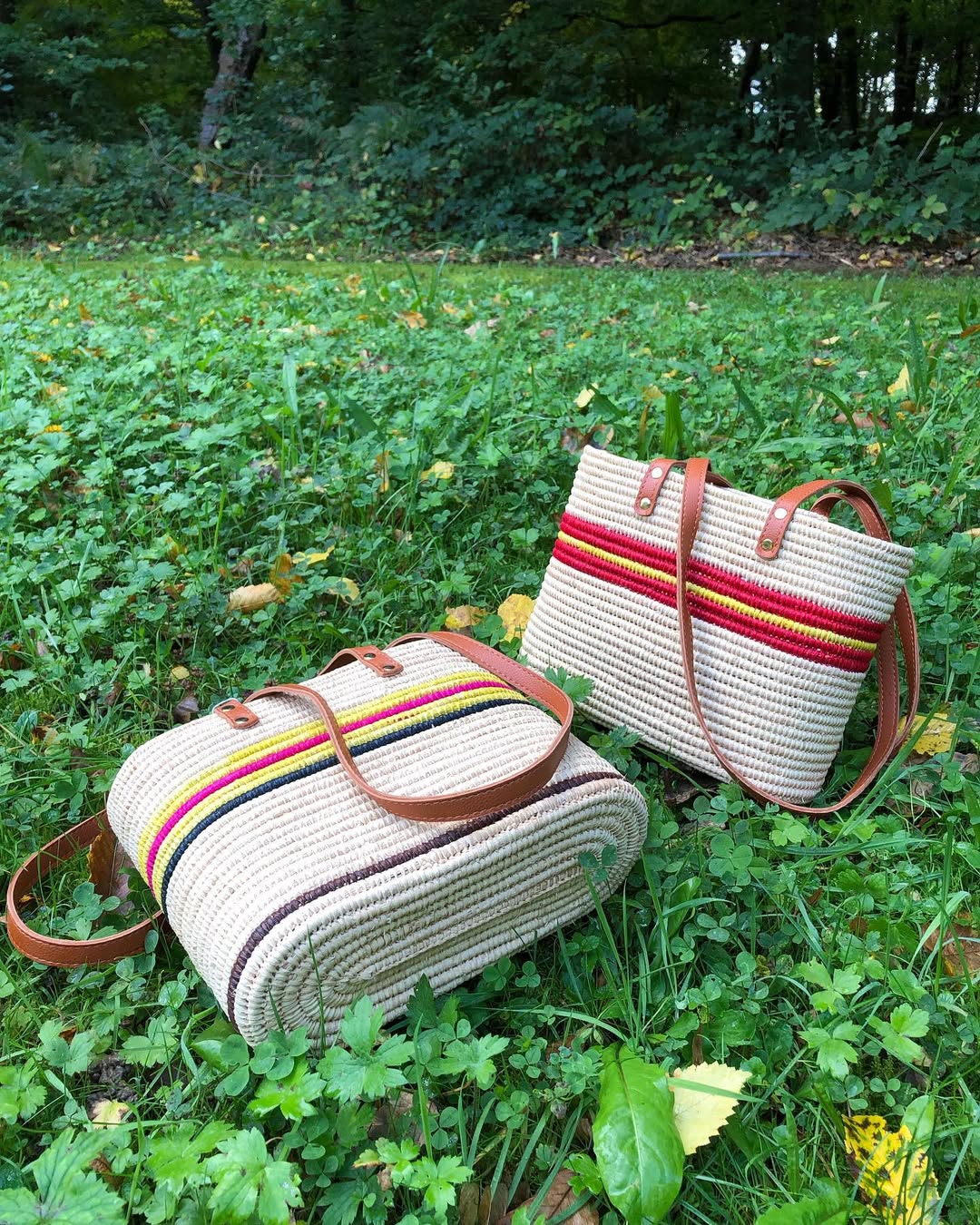 Moroccan Handmade Straw Handbags