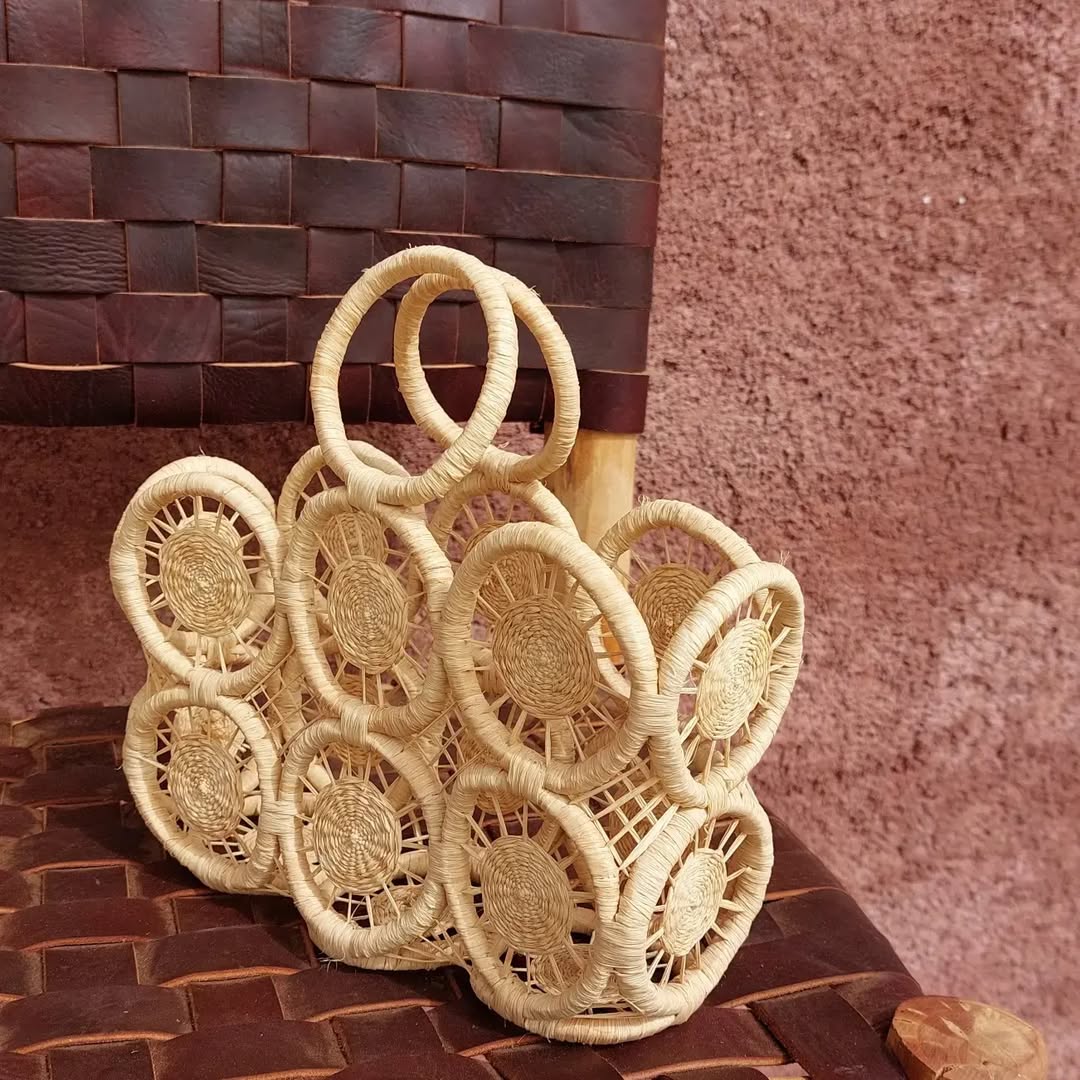 Moroccan Handmade Straw Handbags