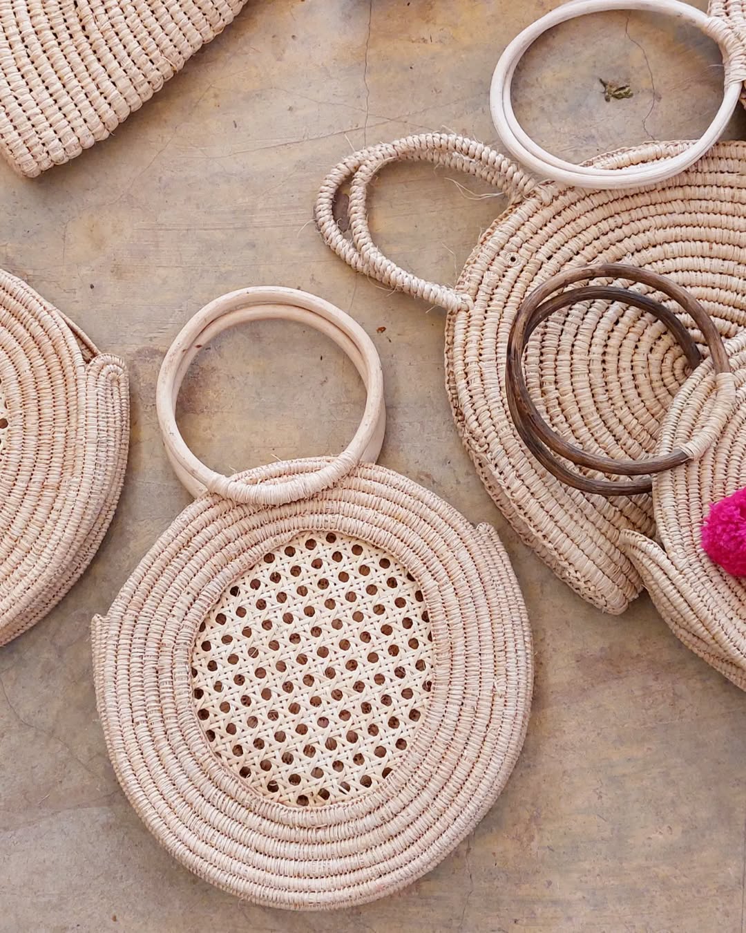 Moroccan Handmade Straw Handbags